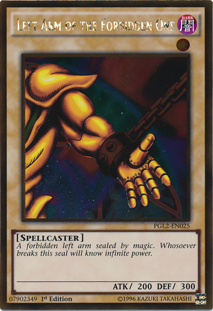 Left Arm of the Forbidden One [PGL2-EN025] Gold Rare | Cracking-Singles