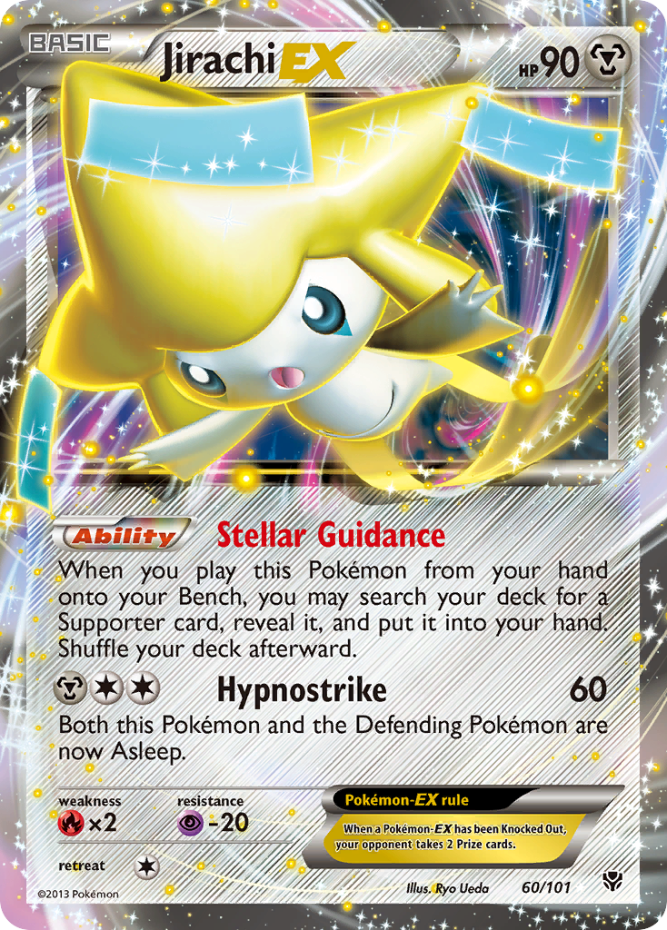 Jirachi EX (60/101) [Black & White: Plasma Blast] | Cracking-Singles