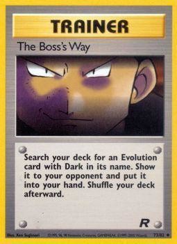 The Boss's Way (73/82) [Team Rocket Unlimited] | Cracking-Singles