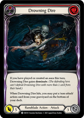 Drowning Dire (Red) [EVR110] (Everfest)  1st Edition Rainbow Foil | Cracking-Singles