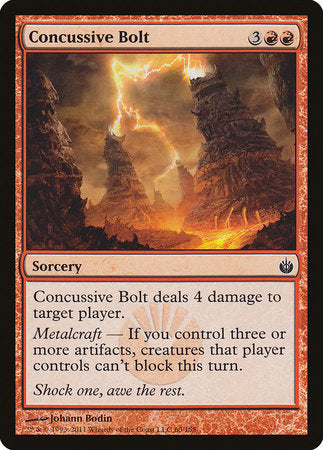 Concussive Bolt [Mirrodin Besieged] | Cracking-Singles