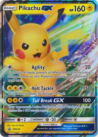 Pikachu GX (SM232) (Jumbo Card) [Sun & Moon: Black Star Promos] | Cracking-Singles