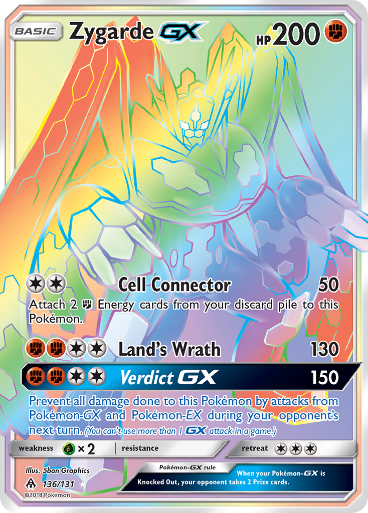 Zygarde GX (136/131) [Sun & Moon: Forbidden Light] | Cracking-Singles