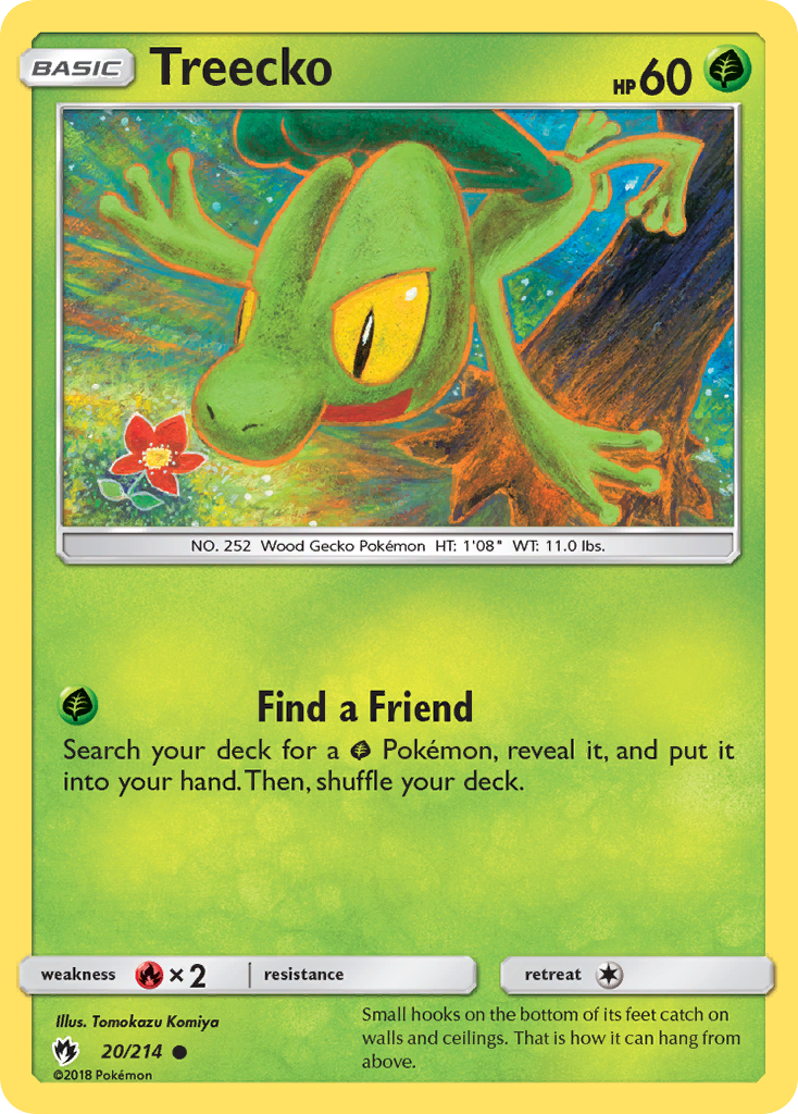 Treecko (20/214) [Sun & Moon: Lost Thunder] | Cracking-Singles