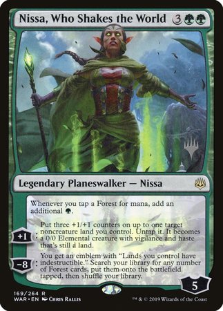 Nissa, Who Shakes the World [War of the Spark Promos] | Cracking-Singles