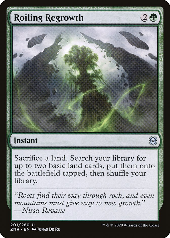 Roiling Regrowth [Zendikar Rising] | Cracking-Singles