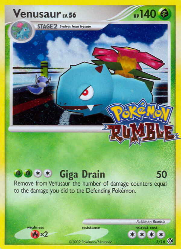 Venusaur (1/16) [Pokémon Rumble] | Cracking-Singles