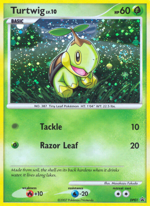 Turtwig (DP01) [Diamond & Pearl: Black Star Promos] | Cracking-Singles