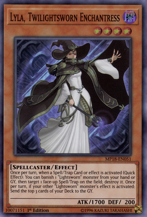 Lyla, Twilightsworn Enchantress [MP18-EN051] Super Rare | Cracking-Singles