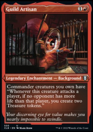 Guild Artisan (Foil Etched) [Commander Legends: Battle for Baldur's Gate] | Cracking-Singles