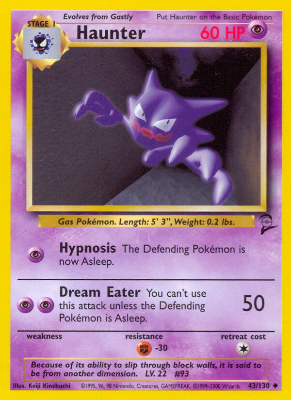 Haunter (43/130) [Base Set 2] | Cracking-Singles