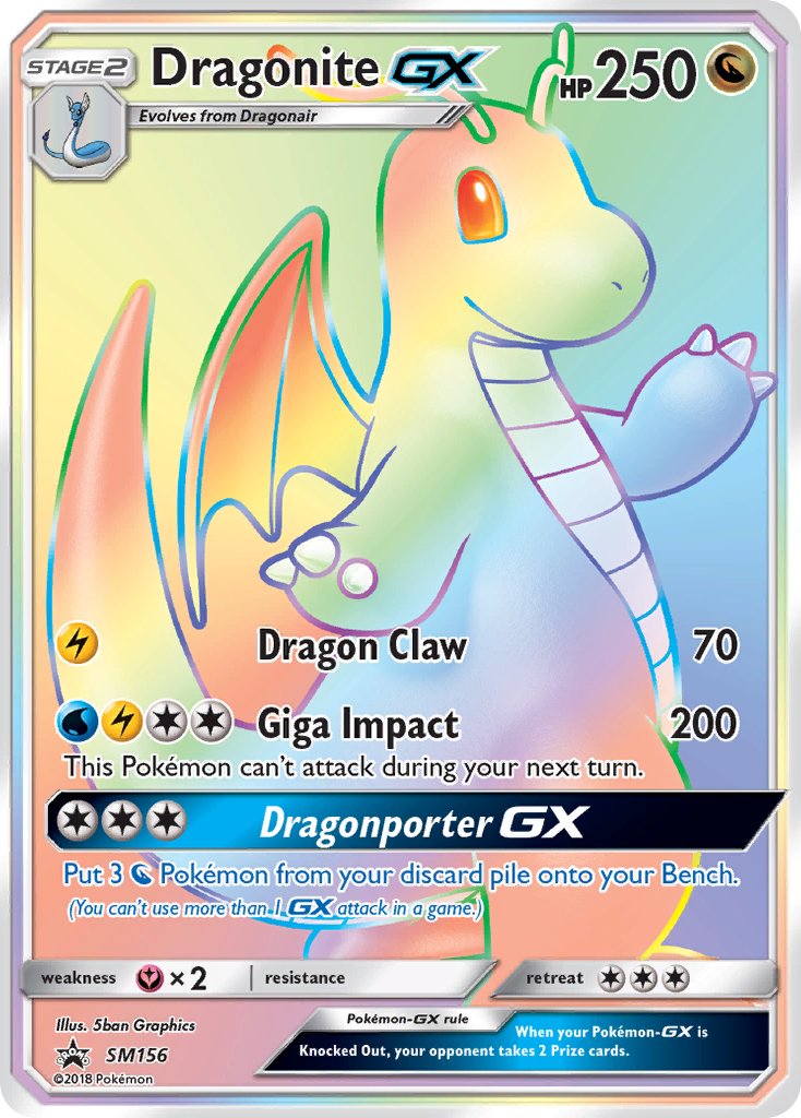 Dragonite GX (SM156) [Sun & Moon: Black Star Promos] | Cracking-Singles