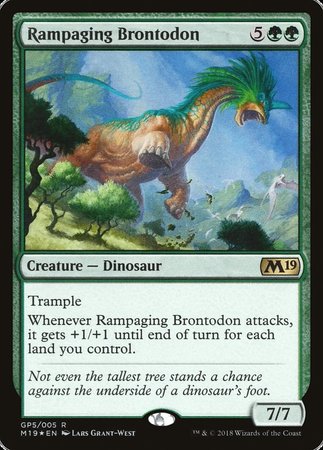 Rampaging Brontodon (2018 Gift Pack) [M19 Gift Pack] | Cracking-Singles