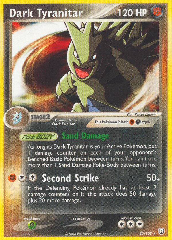 Dark Tyranitar (20/109) [EX: Team Rocket Returns] | Cracking-Singles