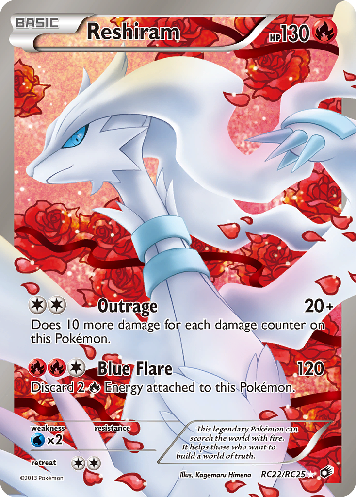 Reshiram (RC22/RC25) [Black & White: Legendary Treasures] | Cracking-Singles