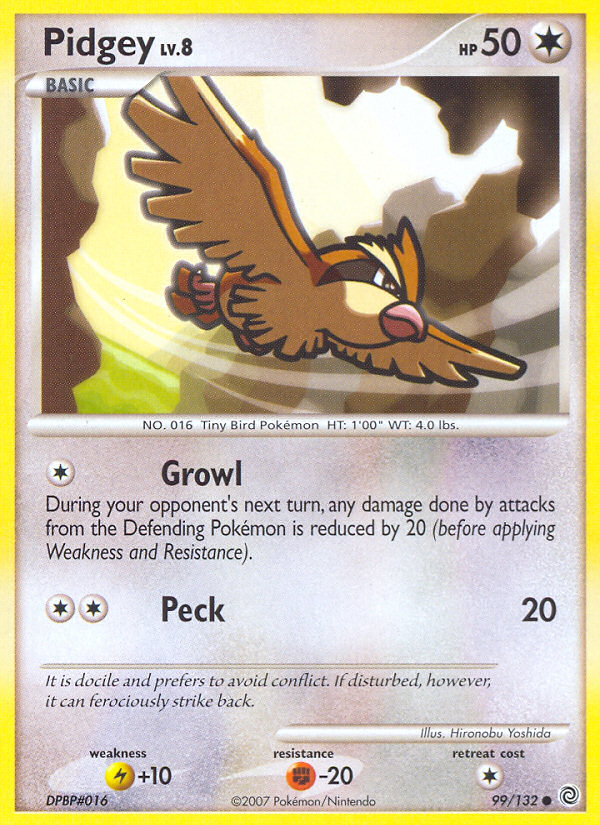 Pidgey (99/132) [Diamond & Pearl: Secret Wonders] | Cracking-Singles