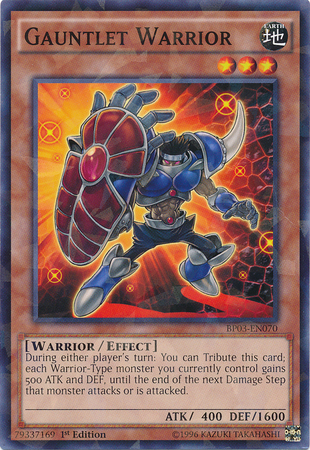 Gauntlet Warrior [BP03-EN070] Shatterfoil Rare | Cracking-Singles