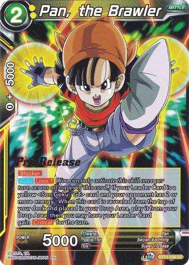 Pan, the Brawler (BT14-100) [Cross Spirits Prerelease Promos] | Cracking-Singles