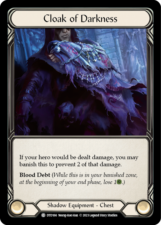 Cloak of Darkness [DTD166] (Dusk Till Dawn)  Cold Foil | Cracking-Singles