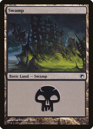 Swamp (238) [Scars of Mirrodin] | Cracking-Singles