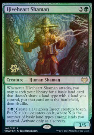 Hiveheart Shaman [Innistrad: Crimson Vow Prerelease Promos] | Cracking-Singles