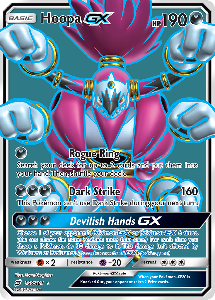 Hoopa GX (166/181) [Sun & Moon: Team Up] | Cracking-Singles