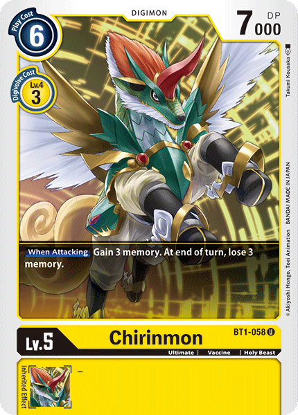 Chirinmon [BT1-058] [Release Special Booster Ver.1.0] | Cracking-Singles