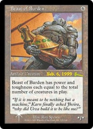 Beast of Burden [Prerelease Events] | Cracking-Singles