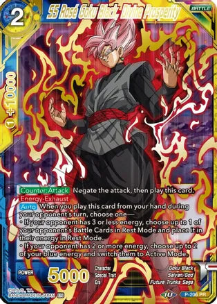 SS Rose Goku Black, Divine Prosperity (Gold Stamped) [P-206] | Cracking-Singles