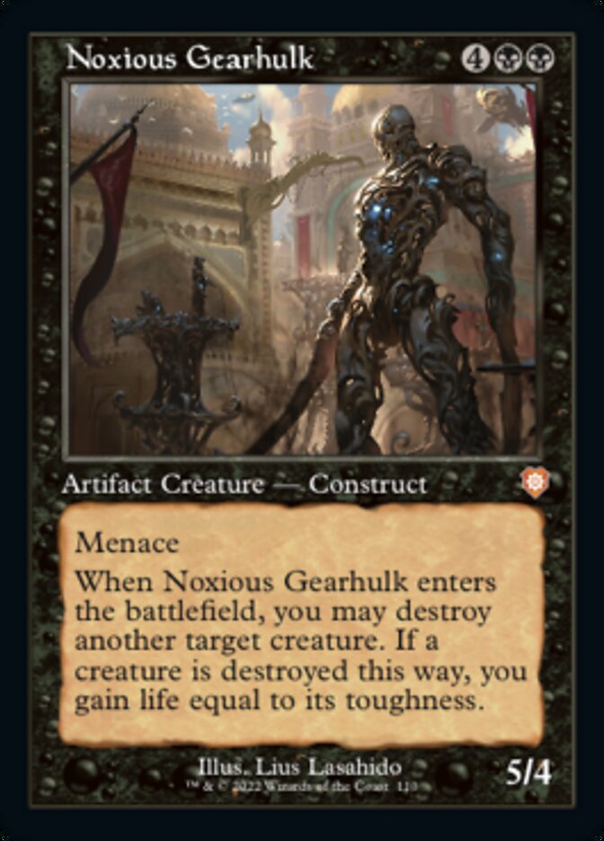 Noxious Gearhulk (Retro) [The Brothers' War Commander] | Cracking-Singles