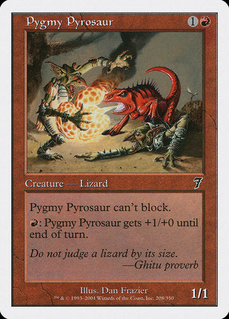 Pygmy Pyrosaur [Seventh Edition] | Cracking-Singles