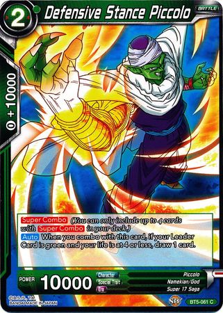 Defensive Stance Piccolo (BT5-061) [Miraculous Revival] | Cracking-Singles