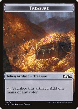 Treasure Token [Core Set 2020 Tokens] | Cracking-Singles