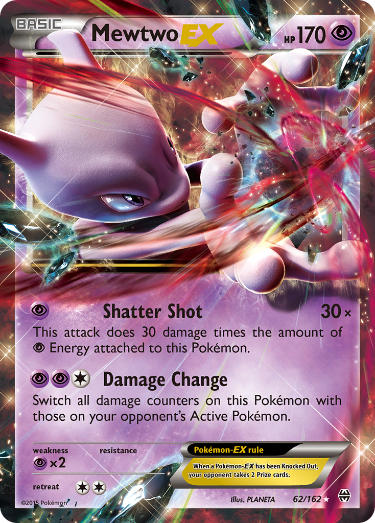 Mewtwo EX (62/162) [XY: BREAKthrough] | Cracking-Singles