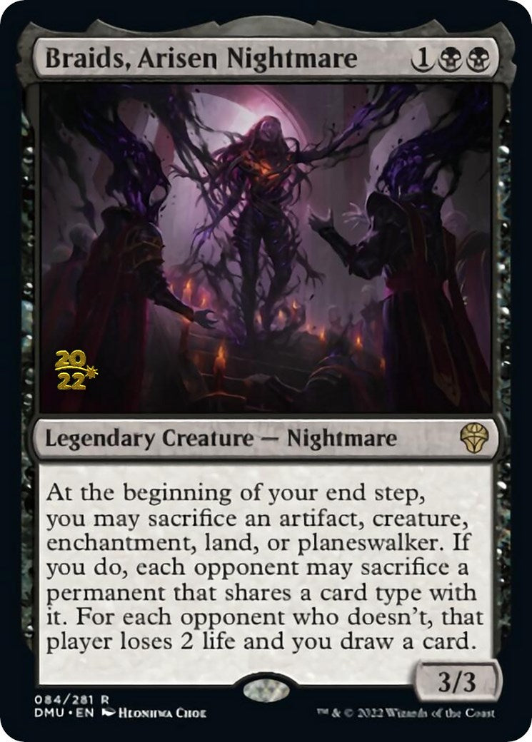 Braids, Arisen Nightmare [Dominaria United Prerelease Promos] | Cracking-Singles