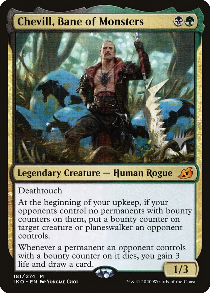 Chevill, Bane of Monsters (Promo Pack) [Ikoria: Lair of Behemoths Promos] | Cracking-Singles