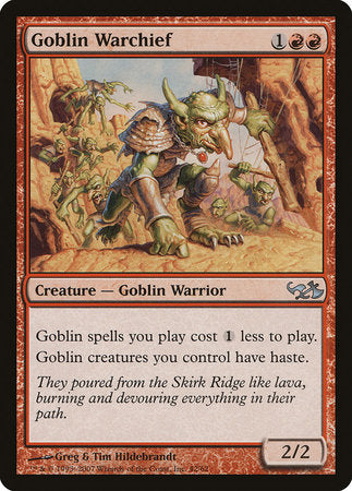 Goblin Warchief [Duel Decks: Elves vs. Goblins] | Cracking-Singles