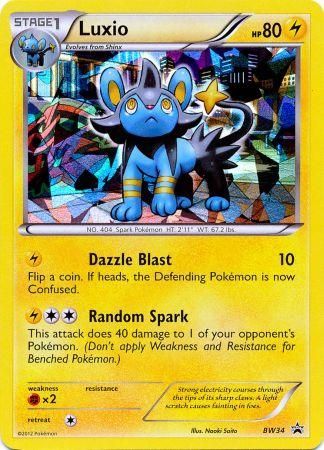 Luxio (BW34) (Cracked Ice Holo) [Black & White: Black Star Promos] | Cracking-Singles