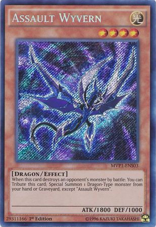 Assault Wyvern [MVP1-ENS03] Secret Rare | Cracking-Singles