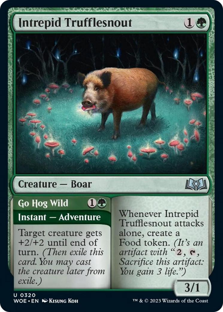 Intrepid Trufflesnout // Go Hog Wild [Wilds of Eldraine] | Cracking-Singles