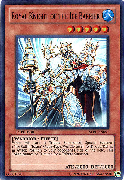 Royal Knight of the Ice Barrier [STBL-EN091] Super Rare | Cracking-Singles