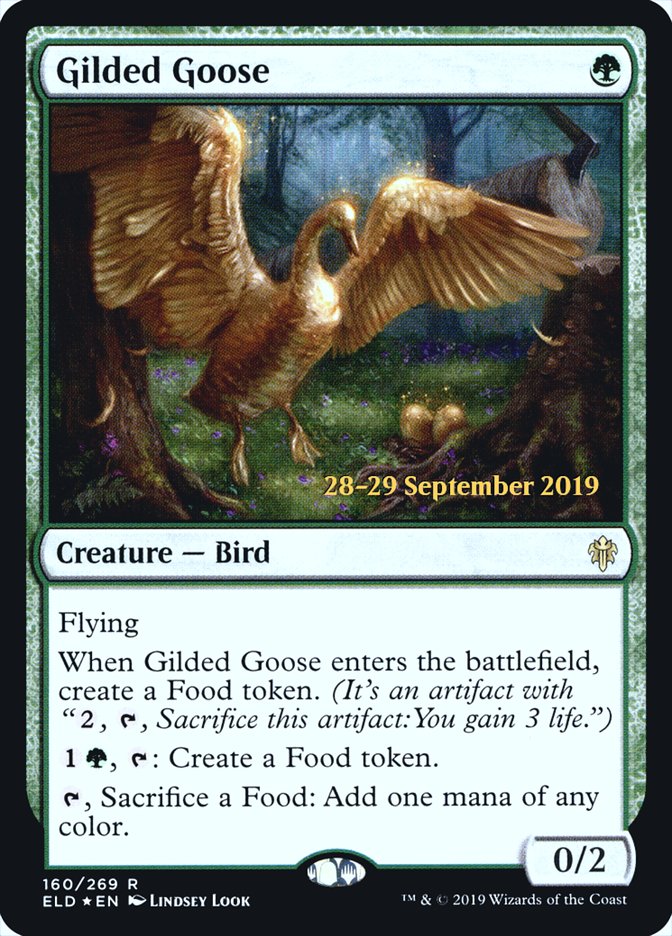 Gilded Goose  [Throne of Eldraine Prerelease Promos] | Cracking-Singles