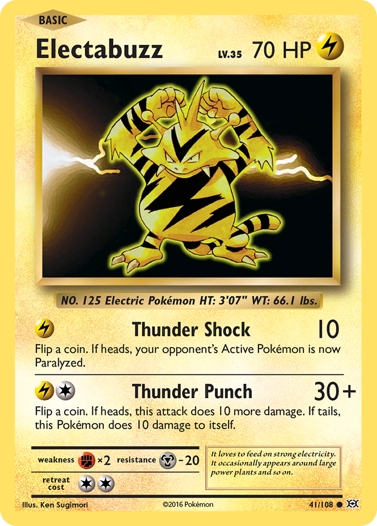 Electabuzz (41/108) [XY: Evolutions] | Cracking-Singles