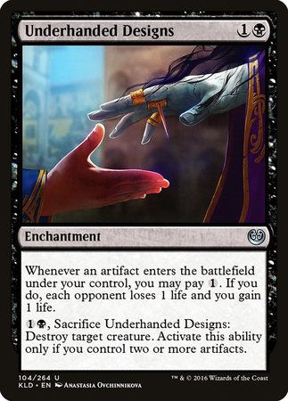 Underhanded Designs [Kaladesh] | Cracking-Singles