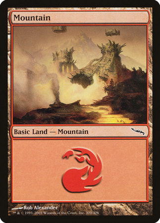 Mountain (300) [Mirrodin] | Cracking-Singles