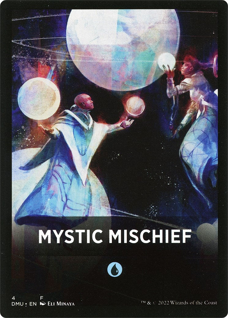 Mystic Mischief Theme Card [Dominaria United Tokens] | Cracking-Singles