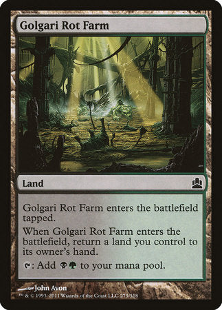 Golgari Rot Farm [Commander 2011] | Cracking-Singles