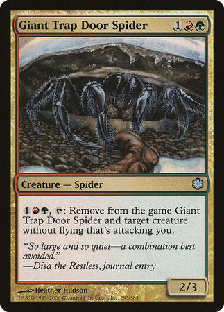 Giant Trap Door Spider [Coldsnap Theme Decks] | Cracking-Singles