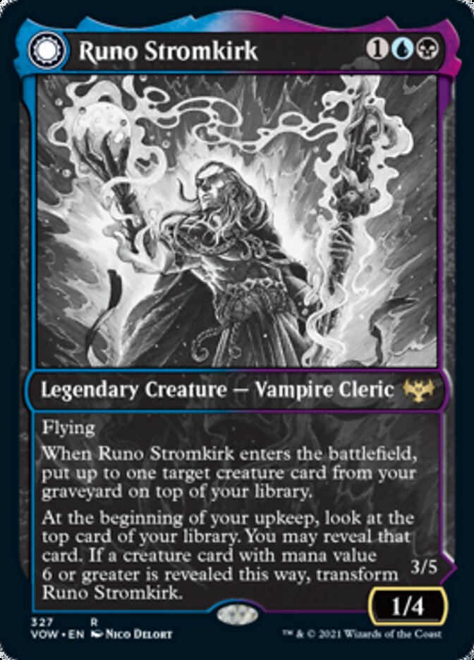 Runo Stromkirk // Krothuss, Lord of the Deep (Showcase Eternal Night) [Innistrad: Crimson Vow] | Cracking-Singles