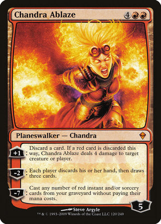 Chandra Ablaze [Zendikar] | Cracking-Singles